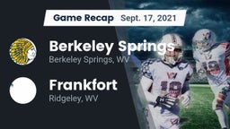 Recap: Berkeley Springs  vs. Frankfort  2021