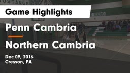 Penn Cambria  vs Northern Cambria Game Highlights - Dec 09, 2016