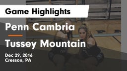 Penn Cambria  vs Tussey Mountain  Game Highlights - Dec 29, 2016