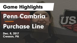 Penn Cambria  vs Purchase Line  Game Highlights - Dec. 8, 2017