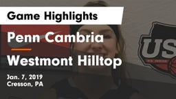Penn Cambria  vs Westmont Hilltop  Game Highlights - Jan. 7, 2019