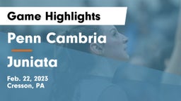 Penn Cambria  vs Juniata  Game Highlights - Feb. 22, 2023