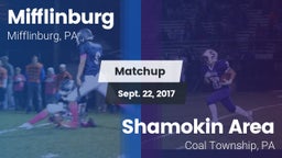 Matchup: Mifflinburg High vs. Shamokin Area  2017