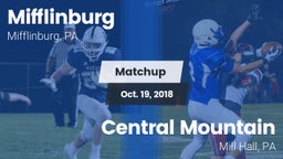Matchup: Mifflinburg High vs. Central Mountain  2018