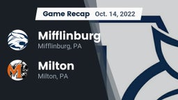 Recap: Mifflinburg  vs. Milton  2022