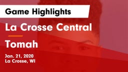 La Crosse Central  vs Tomah Game Highlights - Jan. 21, 2020