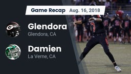 Recap: Glendora  vs. Damien  2018