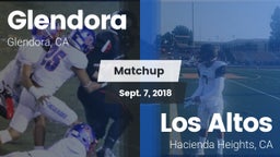 Matchup: Glendora  vs. Los Altos  2018