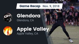 Recap: Glendora  vs. Apple Valley  2018