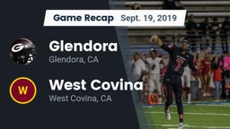 Recap: Glendora  vs. West Covina  2019
