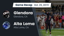 Recap: Glendora  vs. Alta Loma  2019