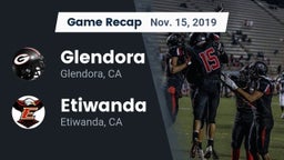 Recap: Glendora  vs. Etiwanda  2019