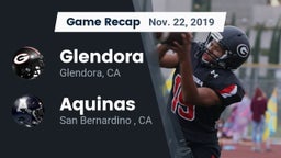 Recap: Glendora  vs. Aquinas   2019