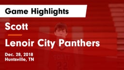 Scott  vs Lenoir City Panthers Game Highlights - Dec. 28, 2018
