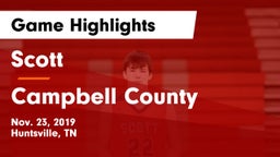 Scott  vs Campbell County  Game Highlights - Nov. 23, 2019