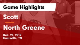 Scott  vs North Greene  Game Highlights - Dec. 27, 2019