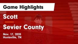 Scott  vs Sevier County  Game Highlights - Nov. 17, 2020