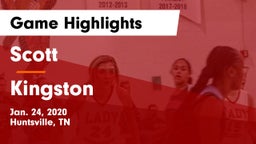 Scott  vs Kingston  Game Highlights - Jan. 24, 2020