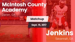 Matchup: McIntosh County vs. Jenkins  2017