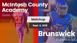 Matchup: McIntosh County vs. Brunswick  2019
