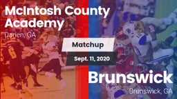 Matchup: McIntosh County vs. Brunswick  2020