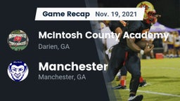 Recap: McIntosh County Academy  vs. Manchester  2021