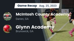 Recap: McIntosh County Academy  vs. Glynn Academy  2023