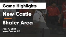 New Castle  vs Shaler Area  Game Highlights - Jan. 4, 2024