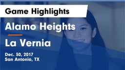 Alamo Heights  vs La Vernia  Game Highlights - Dec. 30, 2017