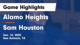Alamo Heights  vs Sam Houston  Game Highlights - Jan. 14, 2020