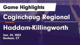 Coginchaug Regional  vs Haddam-Killingworth  Game Highlights - Jan. 24, 2023