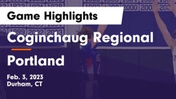 Coginchaug Regional  vs Portland Game Highlights - Feb. 3, 2023