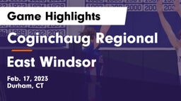 Coginchaug Regional  vs East Windsor Game Highlights - Feb. 17, 2023