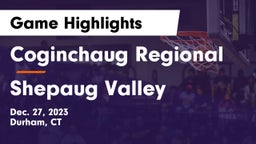 Coginchaug Regional  vs Shepaug Valley  Game Highlights - Dec. 27, 2023
