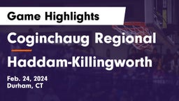 Coginchaug Regional  vs Haddam-Killingworth  Game Highlights - Feb. 24, 2024