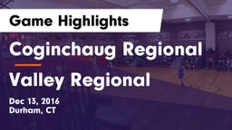 Coginchaug Regional  vs Valley Regional  Game Highlights - Dec 13, 2016