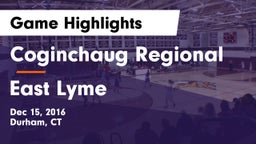 Coginchaug Regional  vs East Lyme Game Highlights - Dec 15, 2016