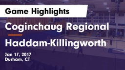 Coginchaug Regional  vs Haddam-Killingworth  Game Highlights - Jan 17, 2017