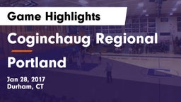 Coginchaug Regional  vs Portland Game Highlights - Jan 28, 2017