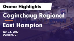 Coginchaug Regional  vs East Hampton Game Highlights - Jan 31, 2017
