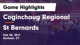 Coginchaug Regional  vs St Bernards Game Highlights - Feb 28, 2017