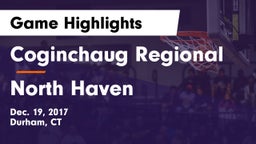 Coginchaug Regional  vs North Haven  Game Highlights - Dec. 19, 2017