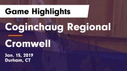 Coginchaug Regional  vs Cromwell Game Highlights - Jan. 15, 2019