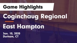 Coginchaug Regional  vs East Hampton Game Highlights - Jan. 10, 2020