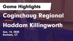 Coginchaug Regional  vs Haddam Killingworth Game Highlights - Jan. 14, 2020