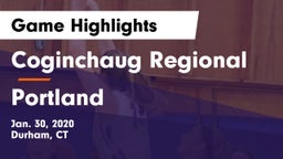 Coginchaug Regional  vs Portland  Game Highlights - Jan. 30, 2020