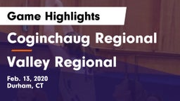 Coginchaug Regional  vs Valley Regional  Game Highlights - Feb. 13, 2020