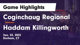 Coginchaug Regional  vs Haddam Killingworth Game Highlights - Jan. 24, 2023