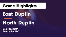 East Duplin  vs North Duplin Game Highlights - Dec. 26, 2019