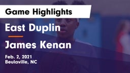 East Duplin  vs James Kenan  Game Highlights - Feb. 2, 2021